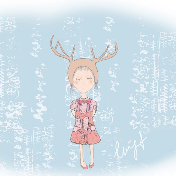 Deer girl Illustration