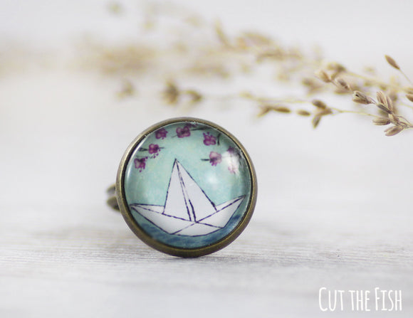 paper boat ring