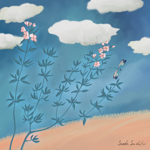 Thyme Flowers Illustration