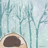 Sleeping Bear Illustration