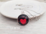 black heart jewelry