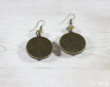 bronze earrings